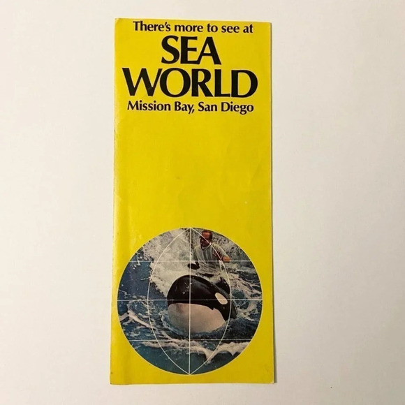 Vintage Sea World Mission Bay San Diego Travel Guide Brochure - Picture 11 of 11